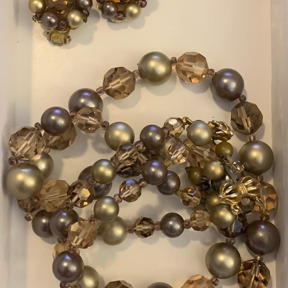 Vintage Marvella Necklace and Earring Set